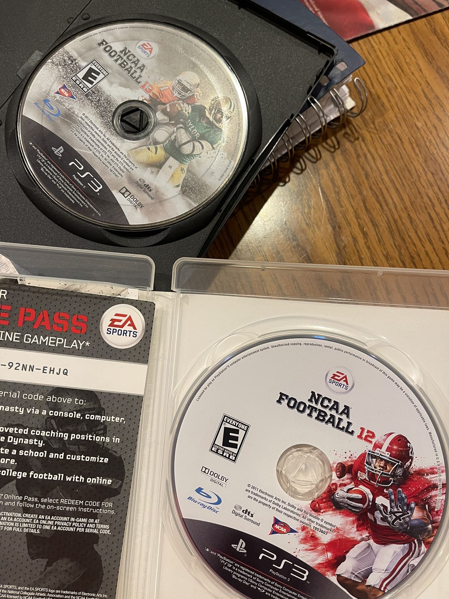 PS3 Games - NCAA13 & NCAA12