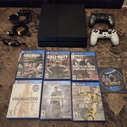 Low FW 9.03 Sony Playstation 4 PS4 2 TB Bundle with 2 controllers & 7 games