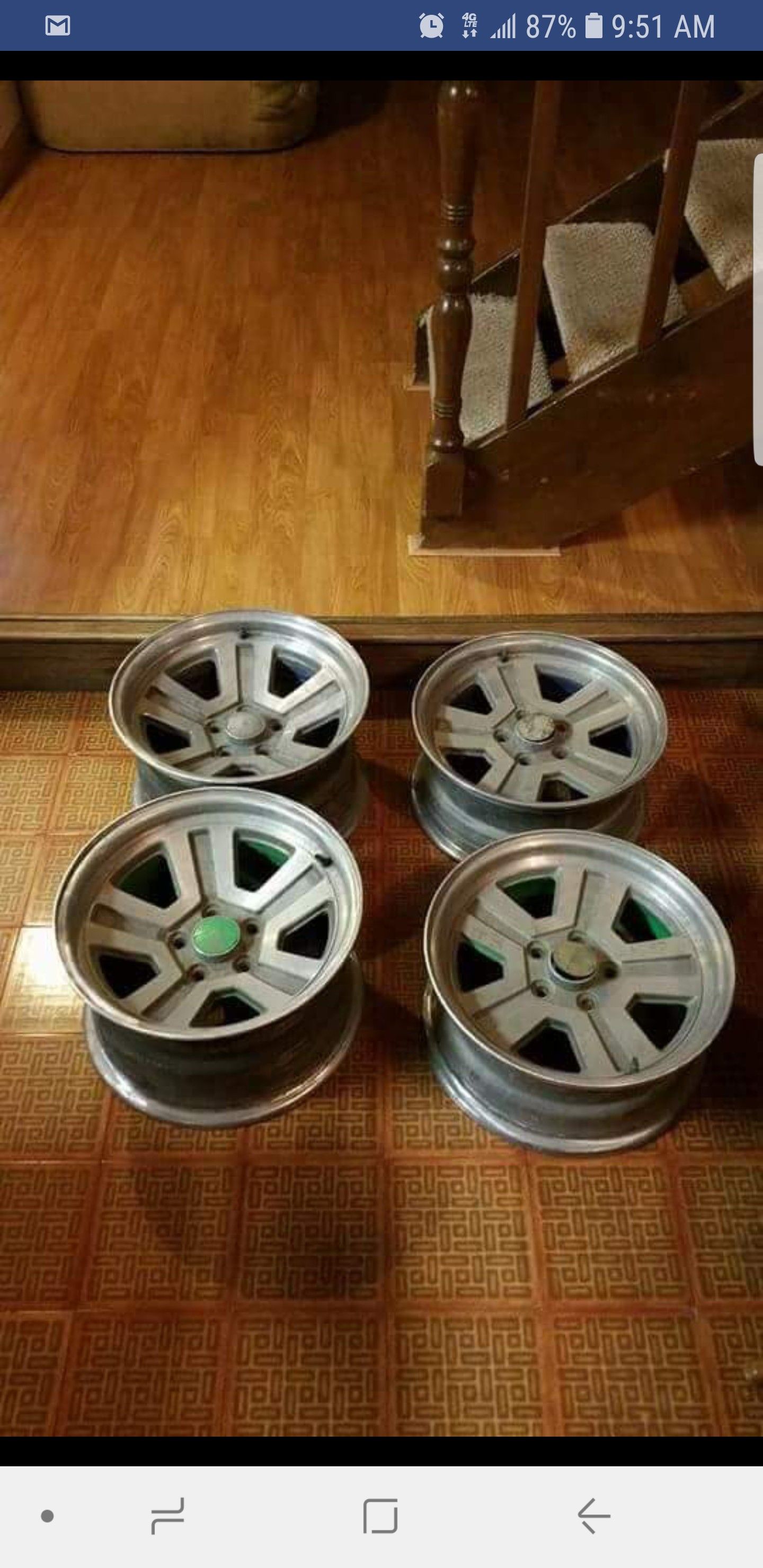 Mitsubishi Starion Conquest wheels Staggered 16x9 16x7