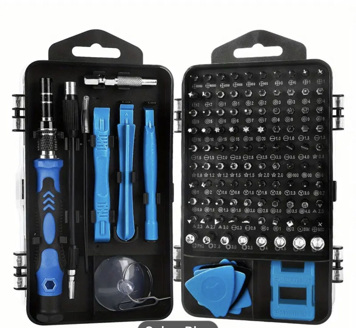 117in 1 Precision Screwdriver Set, Electronics Magnetic Repair Tool Kit with Case