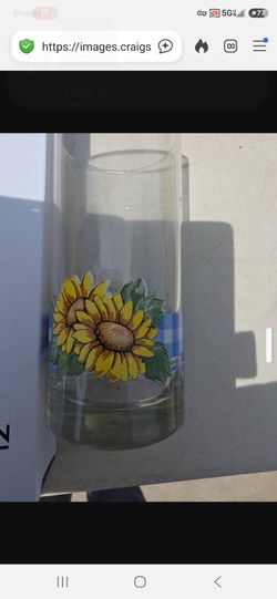 Corelle Sunsations drinking glass