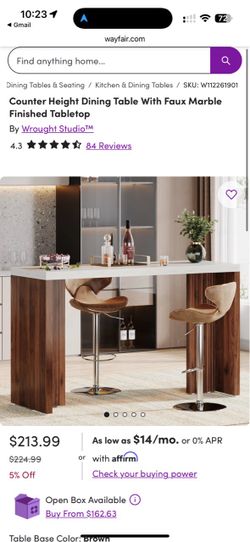 Tall table