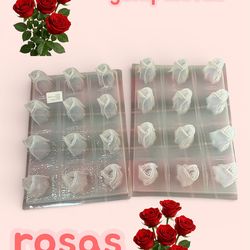 Rose mold for popsicles moldes para gelapaletas en forma d rosa