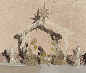 Lighted Nativity Scene