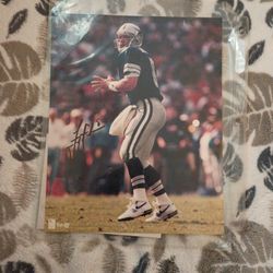 8x10 Certified and Signed Troy Aikman Picture