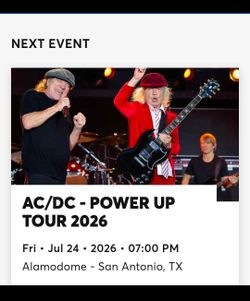AC/DC concert Tickets