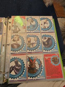 Robots Movie Premium Trading Cards Binder Lot