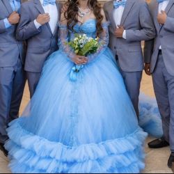 Xv Dress Baby Blue 