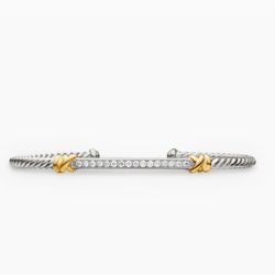David Yurman Petite Helena Classic Cable Station Bracelet