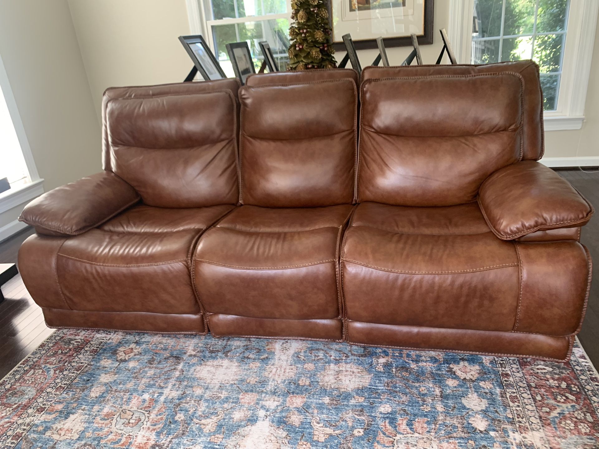 Leather Recliner Sofas - Set Of 2 