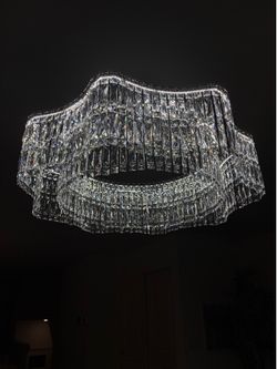 LED Luxury Crystal Pendant Light Bedroom Restaurant Decoration Modern Hanging Lamp Fixture,for Room