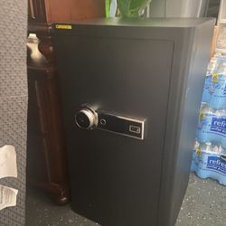 Security Safe With Key And Secret Compartments 