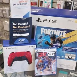 PS5 Disc With Games &Fo Controller Available On Payments Option