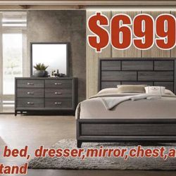 Queen 5pc bedroom set sale