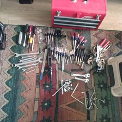 Craftsman Toolbox With A Bunch Of Craftsman Tools In It