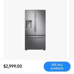Samsung Counter Depth 3 Door Refrigerator 