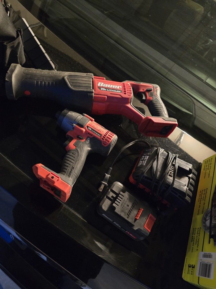 Sawzall And Impact Drill