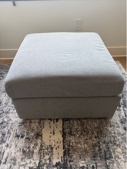 Grey Ottoman