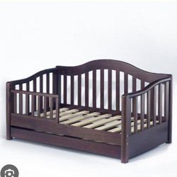 NEW- Sorelle Furniture GRANDE TODDLER BED CHERRYWOOD/EXPRESSO