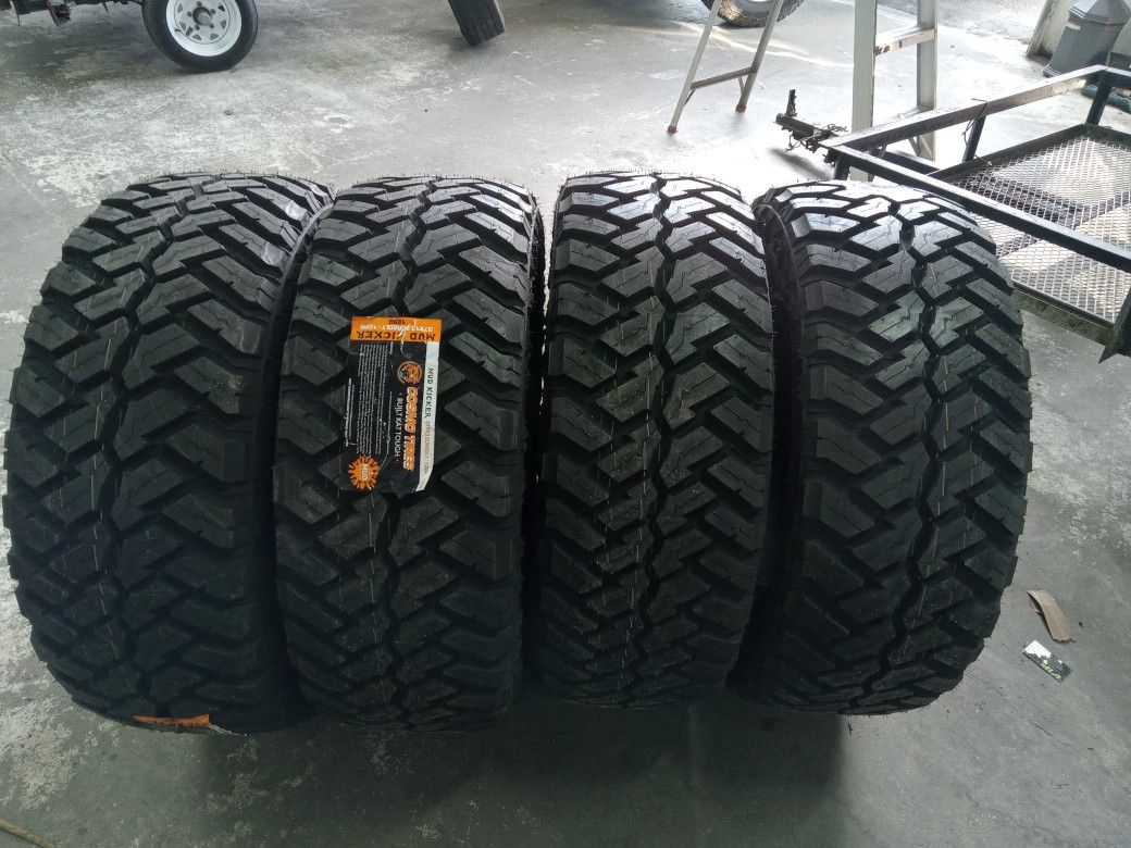 MUD KICKERS 37/13.50/20 (MOUNT AND BALANCE INCLUDED)