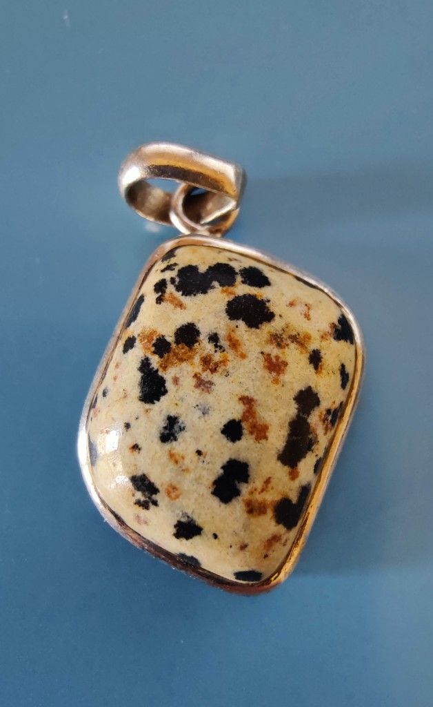 Sterling Silver Dalmatian Pendant!