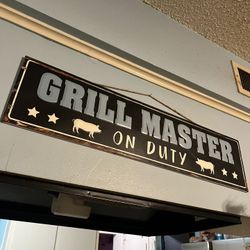 Grill Master sign 