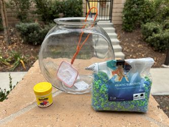 Fish Bowl And Accessories