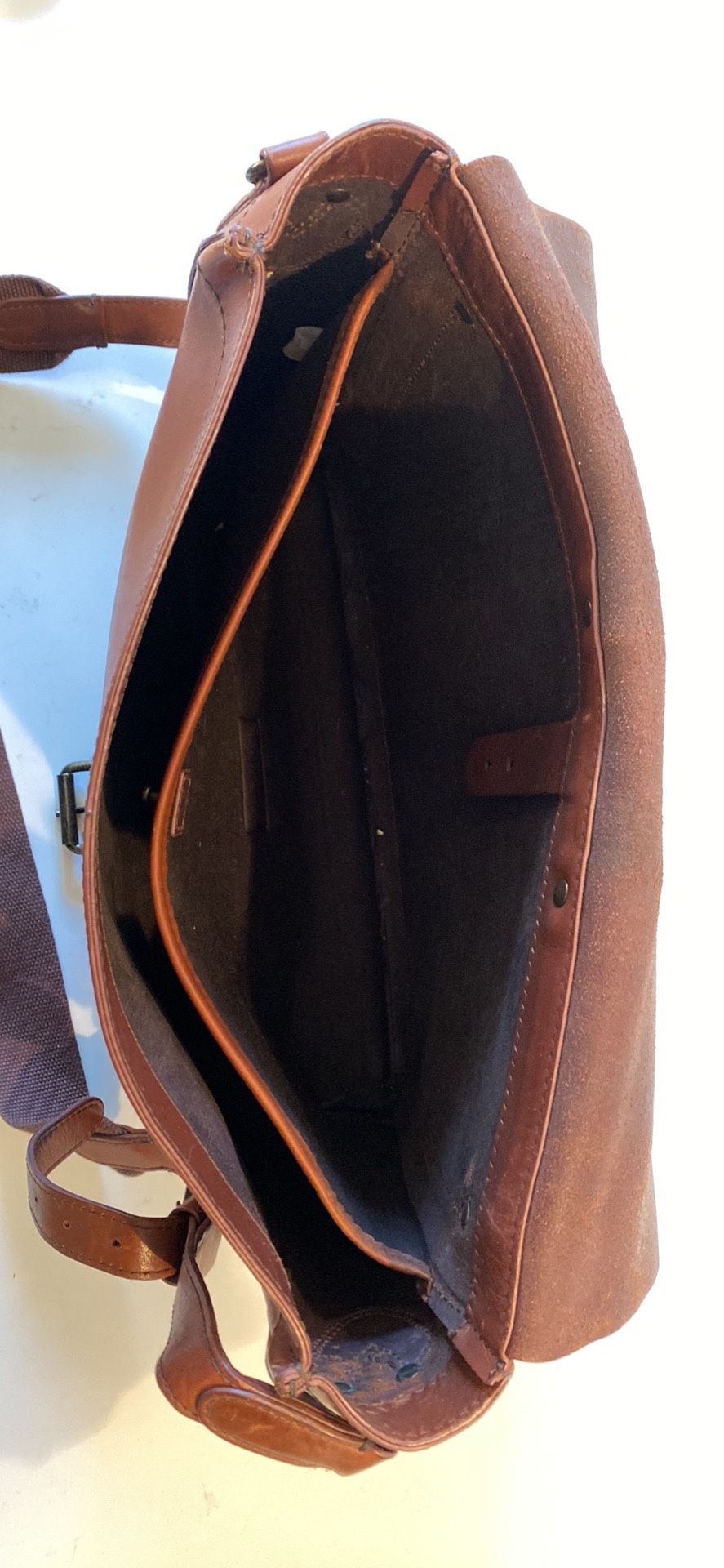 Ll Bean Leather Messenger Bag
