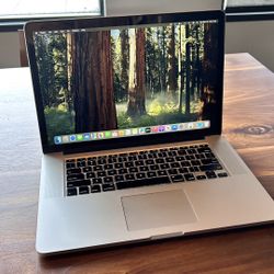 Apple MacBook Pro 15” Retina I7/16GB\500GB SSD macOS 15.1 Sequoia $350