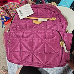 Twelvelittle Companion Backpack In Plum