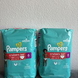 Pampers Cruisers 360 Size 6 (34 Total)