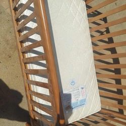 Baby's Crib Included Changing Station