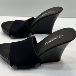 Onesole Jet Setter Soft Step, Black, Size 6
