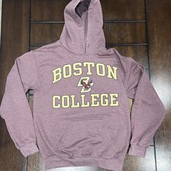 Boston College Hoodie Gildan Womens M Boston College Light Purple