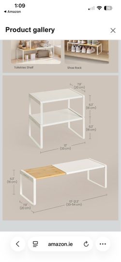 Set of 2 self organizer