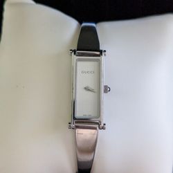 Gucci Silver Horsebit Watch