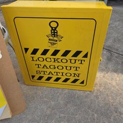 Lockout Tagout Station Empty Cabinet
