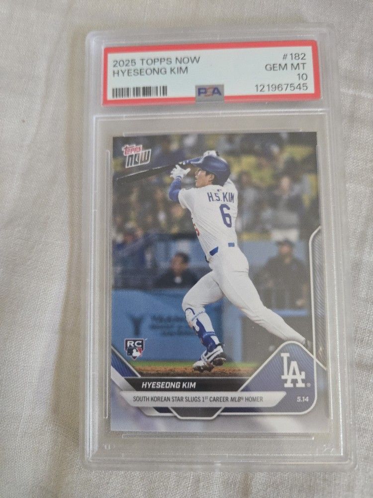 Hyeseong Kim Dodgers PSA 10 1st Career Homer