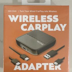 Rexing - CPW-2 Wireless CarPlay Adapter for iPhone - Black