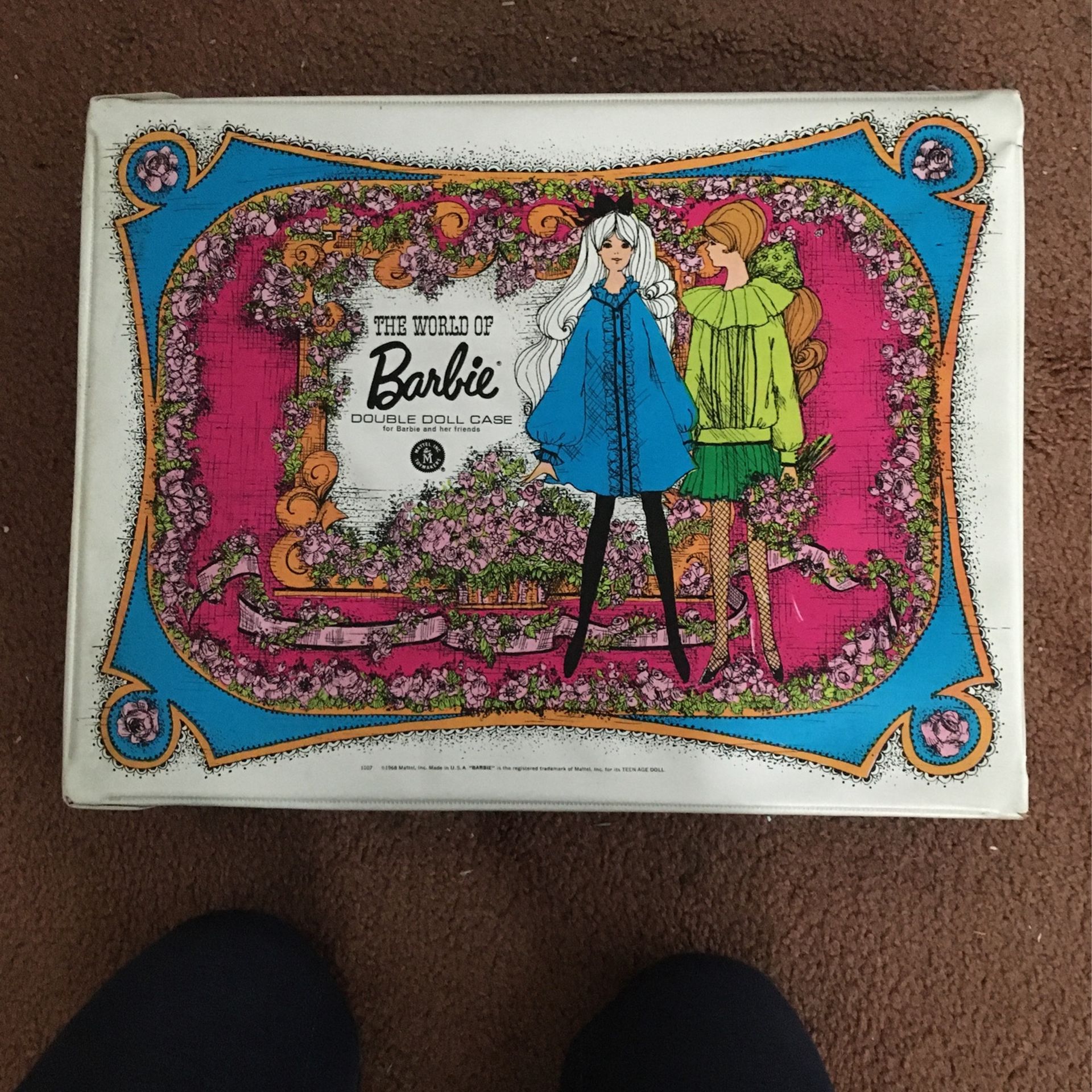 Vintage Genuine Barbie Dual Doll Case
