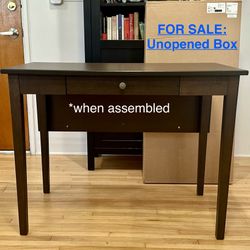 IKEA IDANÄS Drop-leaf table, dark brown, 20 1/8/33 7/8x37 3/4” — Brand-new UNOPENED BOX.