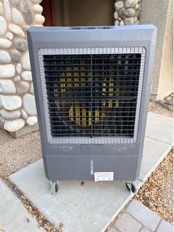 Large Portable Evaporative Cooler 5,300 CFM – Works Great – Ice Cold Air