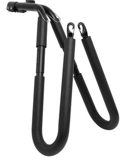 Bike surfboard rack