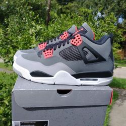 New Air Jordan 4 Retro Men Size 8 Infrared