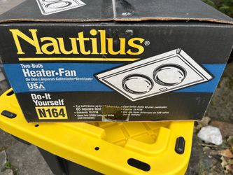 Nautilus Dual Heat Lamp Bath Ceiling Fan