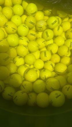 Yellow Wilson Golf Balls Premium 50 Count