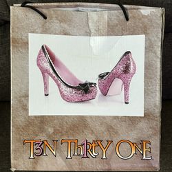 Pink Glitter Heels NEW Size 9–P/U Near Old River & Harris 