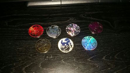 7 Pokemon coins