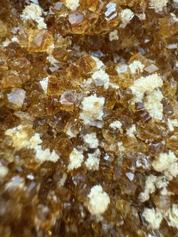 Raw citrine druze cluster