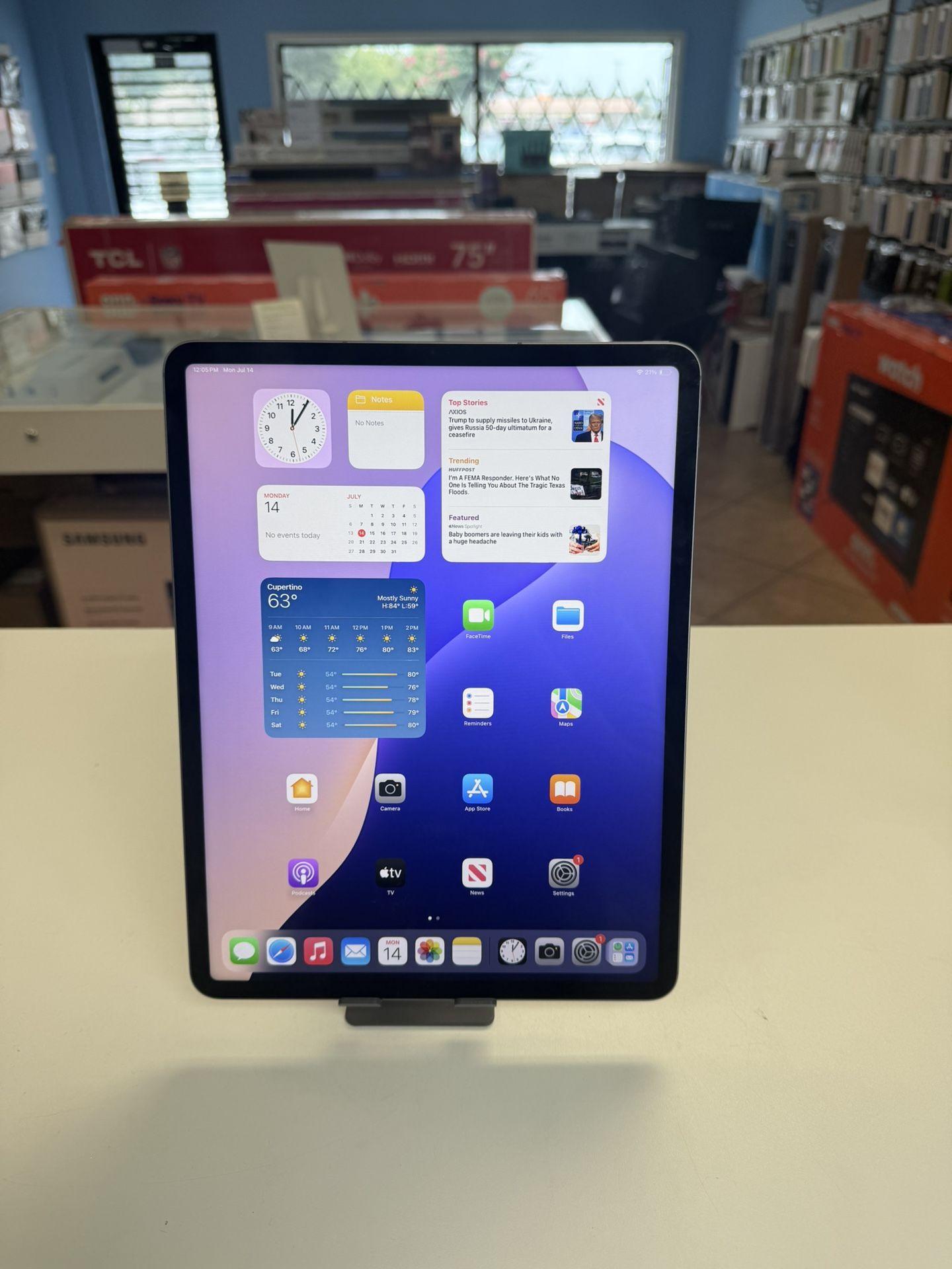 iPad Pro 12.9inch M2 Apple Chip 128Gb Cellular Unlock %100 Battery